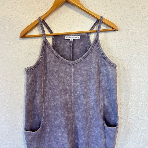 Sincerely Jules Purple Romper size small - Picture 5 of 7